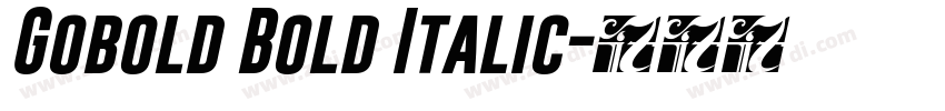 Gobold Bold Italic字体转换 Gobold Bold Italic字体转换